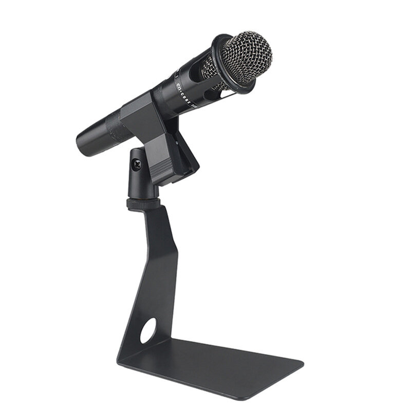 Universelle hochwertige Mikrofon clip klemme aus strap azier fähigem Kunststoff mit Adapter für die Ausstellungs halle der Hand mikrofon halterung