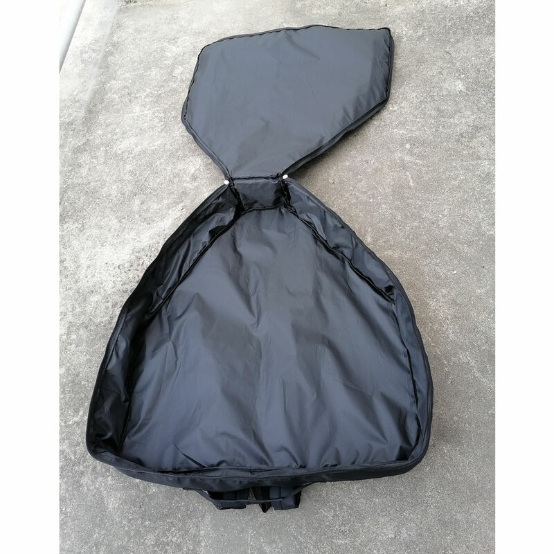 Sac à dos rembourré Monofin entièrement ouvert, sac de queue de sirène applatissant, sac de protection Monofin, sac de queue de sirène