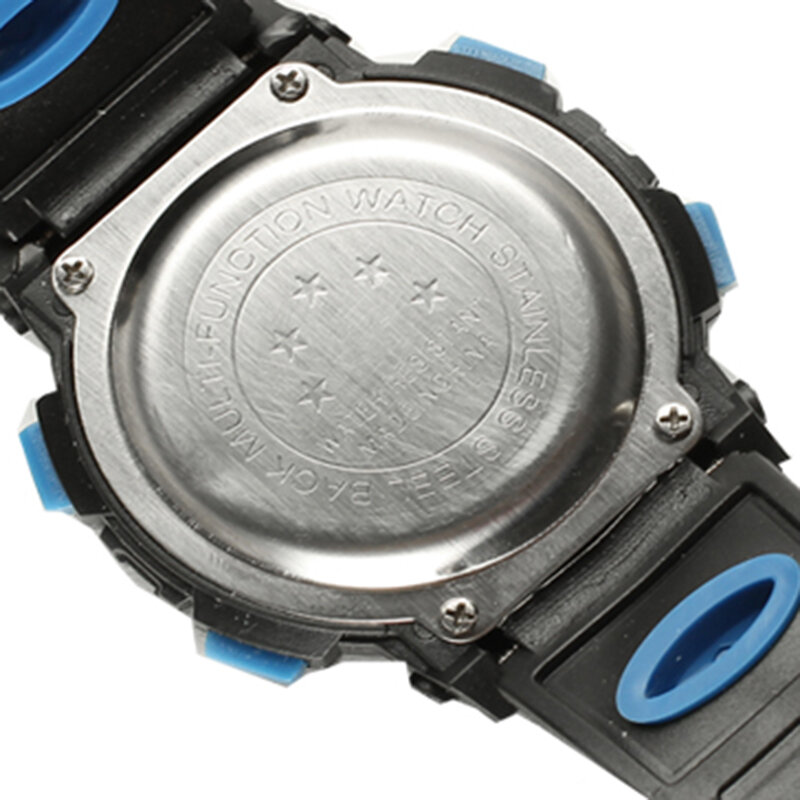 Jam tangan Led Multifungsi, jam tangan olahraga nyaman lampu malam Led tahan lama dan modis tahan air Populer