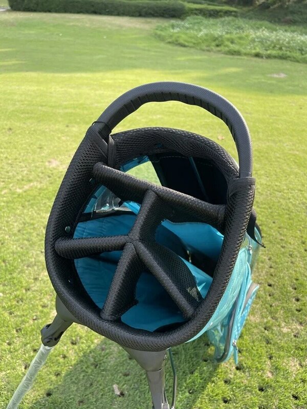 Bolsa de golfe de alta qualidade com suporte, mochila leve azul, equipamento de golfe, bolsa padrão, nova, 2024