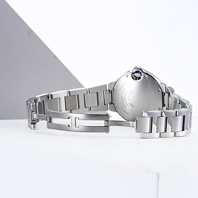 Ballon Bleu feminino relógio mecânico, relógios de pulso elegantes, espelho safira, relógio impermeável, novo, 2023