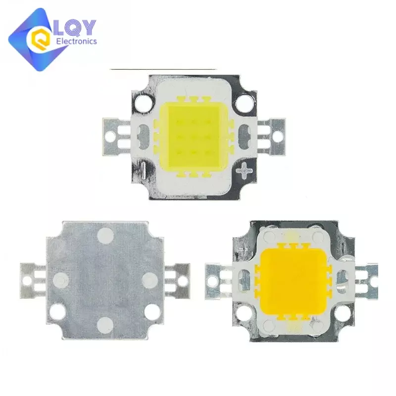 LQY 10W LED white Cold white Led Chip for Integrated Spotlight 12v DIY Projector Outdoor Flood Light Super bright