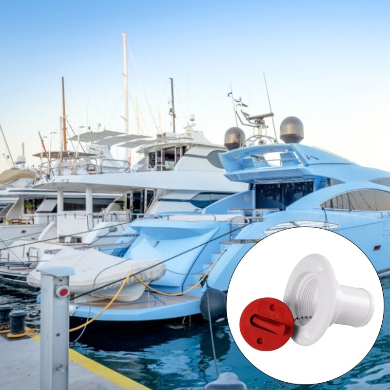 ไนลอนพลาสติก UV Stabilized Marine Hardware Deck Filler Of Water Socket เรือ Motorhome Yacht Caravans Campers VanTruck
