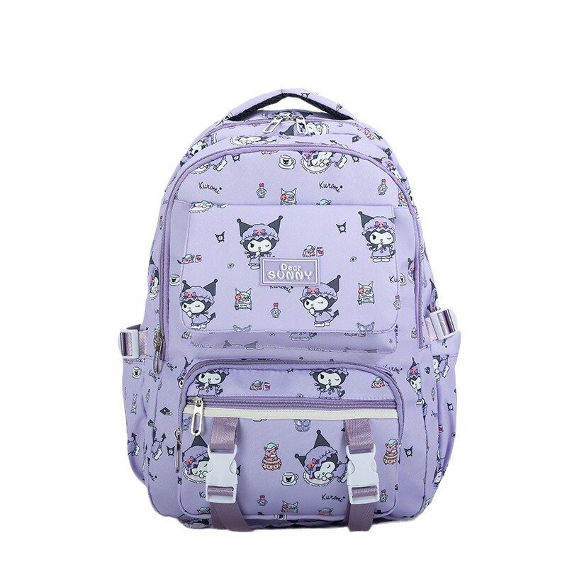 New Kuromi backpack, cute primary and secondary school student bag, large capacity, cute high school student school backpack