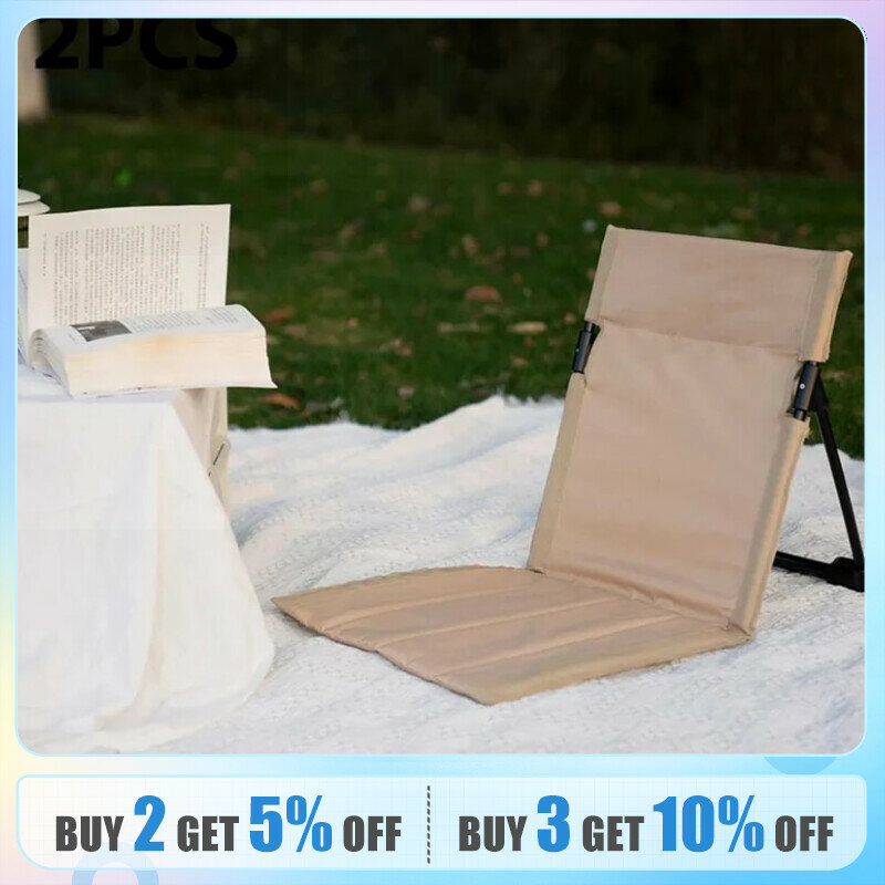 Cadeira dobrável ultra-leve para acampar, praia e viagens rodoviárias-liga de alumínio durável, portátil e confortável
