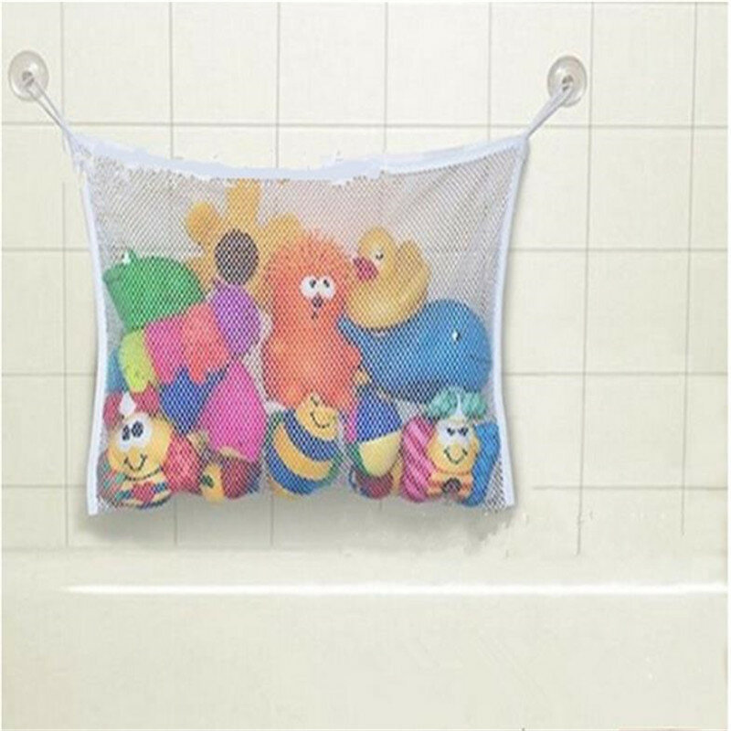 Baby Bathroom Mesh Bag For Bath Toys Bag Kids Basket For Toys Net Cartoon Animal Shapes Waterproof Cloth Sand Toys Beach Storage