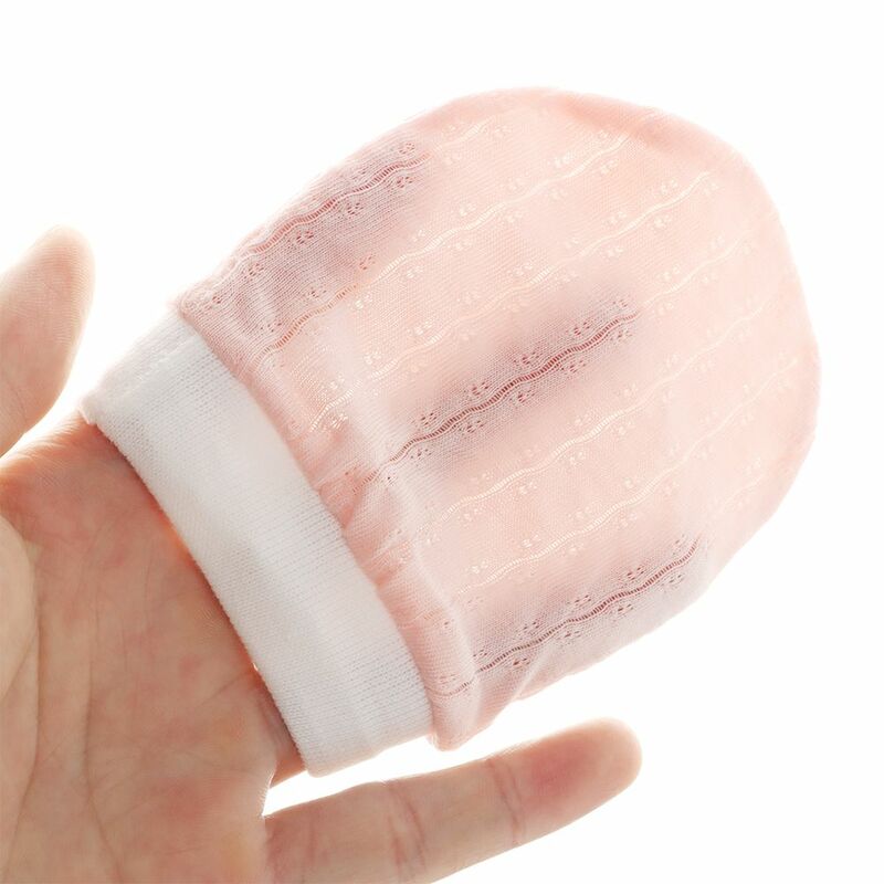 Produkt akcesoria dla niemowląt oddychające rękawiczki zapobiegające drapaniu noworodka rękawice ochronne na twarz