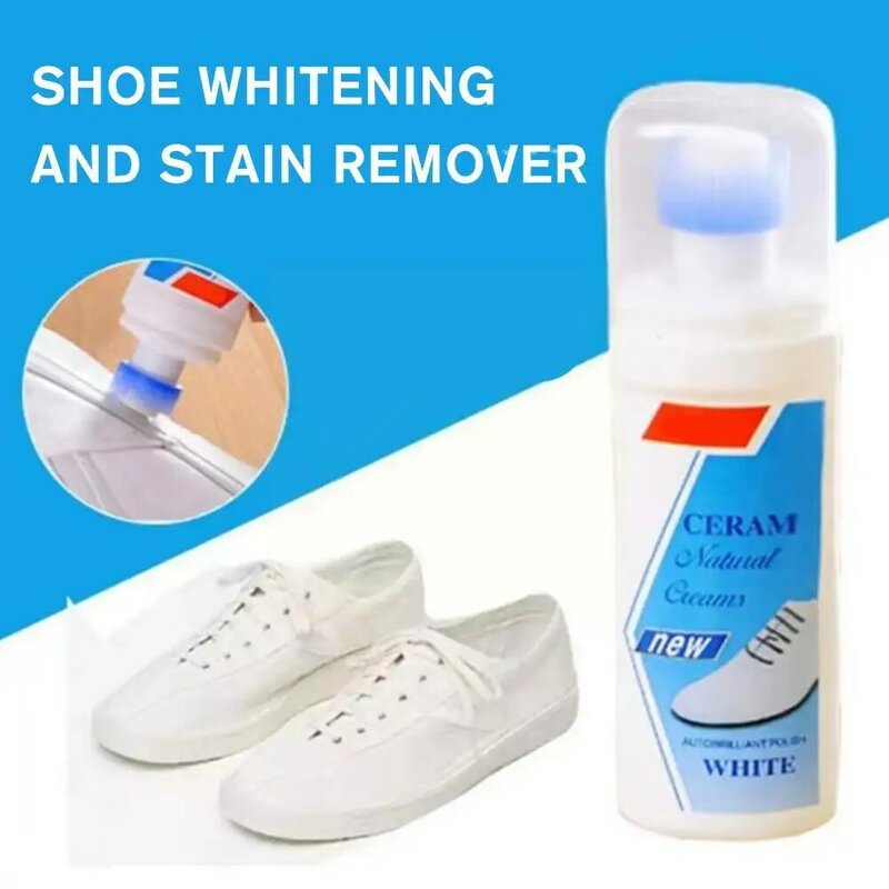 Sapato Branco Polimento Chuteiras De Artefato, Livre De Lavagem, Descontaminação Esportes Limpeza Limpador, Branqueamento Sapatos Brancos Escova, Idade S9Y4