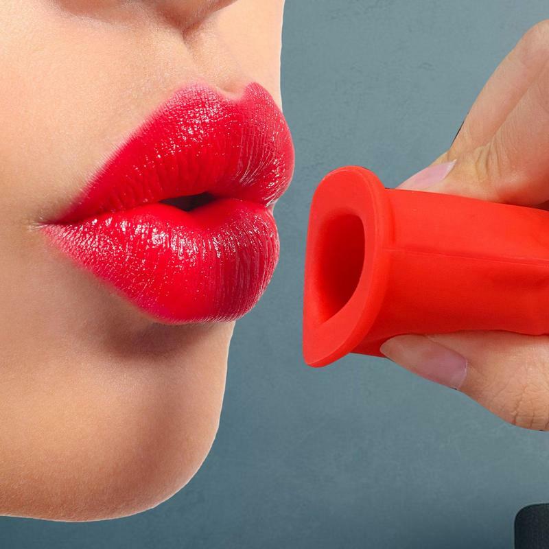 Succionador de labios de silicona suave para mujer, dispositivo de succión de Plumper grueso y brillante, potenciador de Plumper de labios completo Sexy