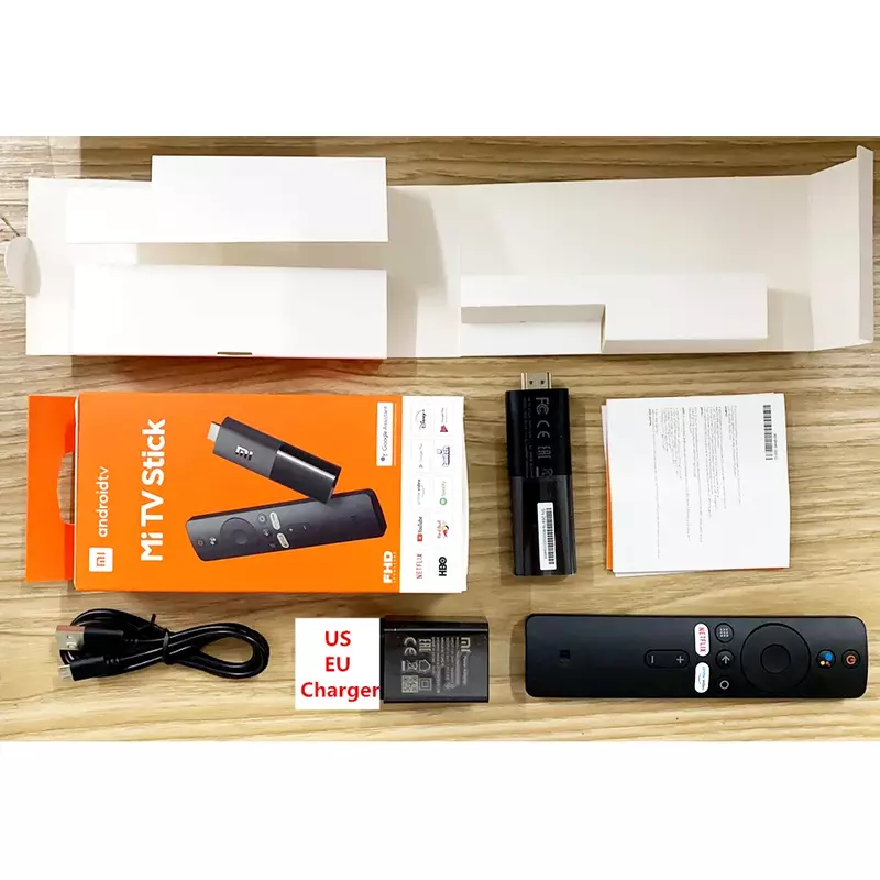 Xiaomi TV Stick 1080P Global Version HDR Android 9.0 Wifi Mi Portable TV Dongle 1GB RAM 8GB ROM Dolby DTS Surround Sound