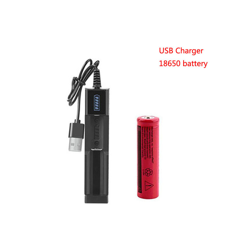Batteria 18650 + caricatore USB per 303 Laser