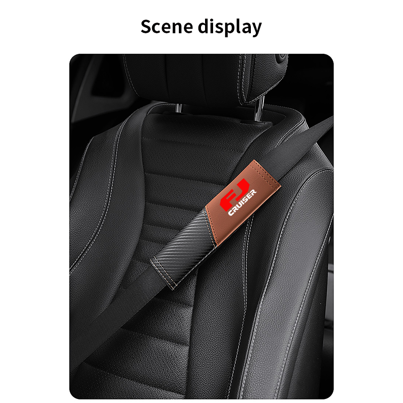1Pcs car seat belt cover shoulder pad interior accessories for Toyota FJ Cruiser