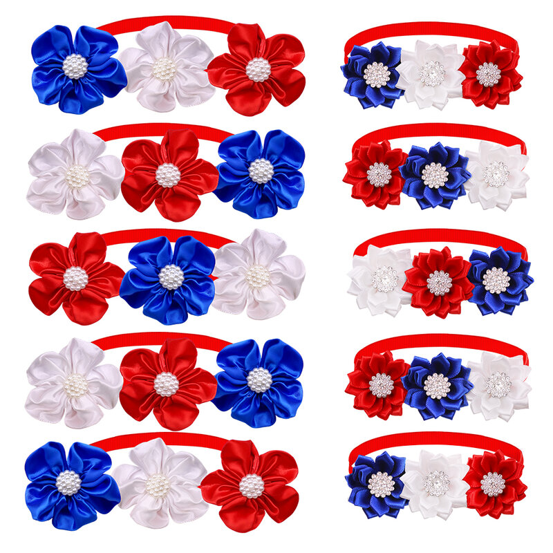 30pcs  Dog Bow Tie July 4th Independence Day Pet Supplies Dog Products  Fashion Dog Bowtie Collar Small 7th Apr Dog  Bowties