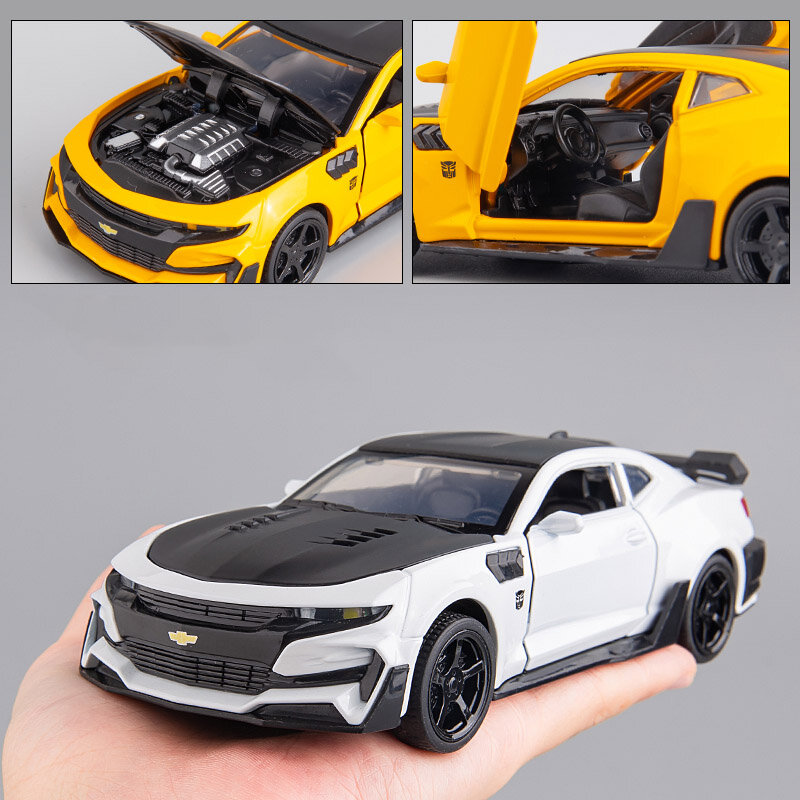 Cheveveuracon-合金車モデル,1:32,ダイキャスト,おもちゃの車,モデル,サウンドとライト,プルバックカー,子供向けのおもちゃ,ギフト