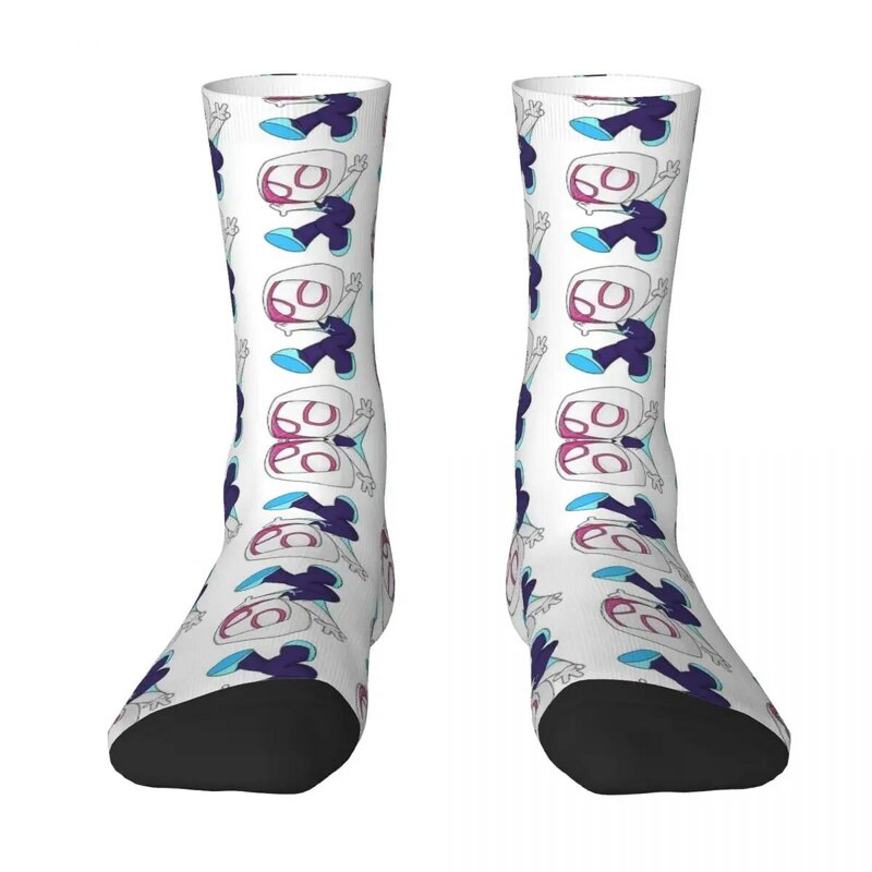 Ghost Spider Girl Socks Harajuku calze Super morbide calze lunghe per tutte le stagioni accessori per regalo di compleanno Unisex