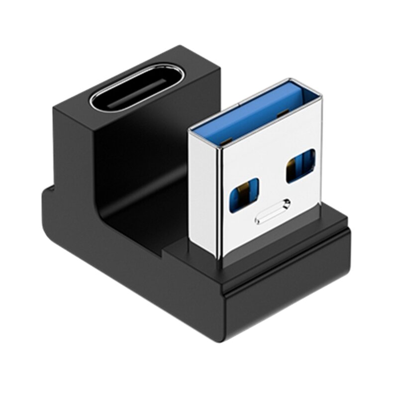USB maschio a tipo C femmina adattatore estensione ad angolo retto 90 gradi USB C l'alto basso 10 Gbps
