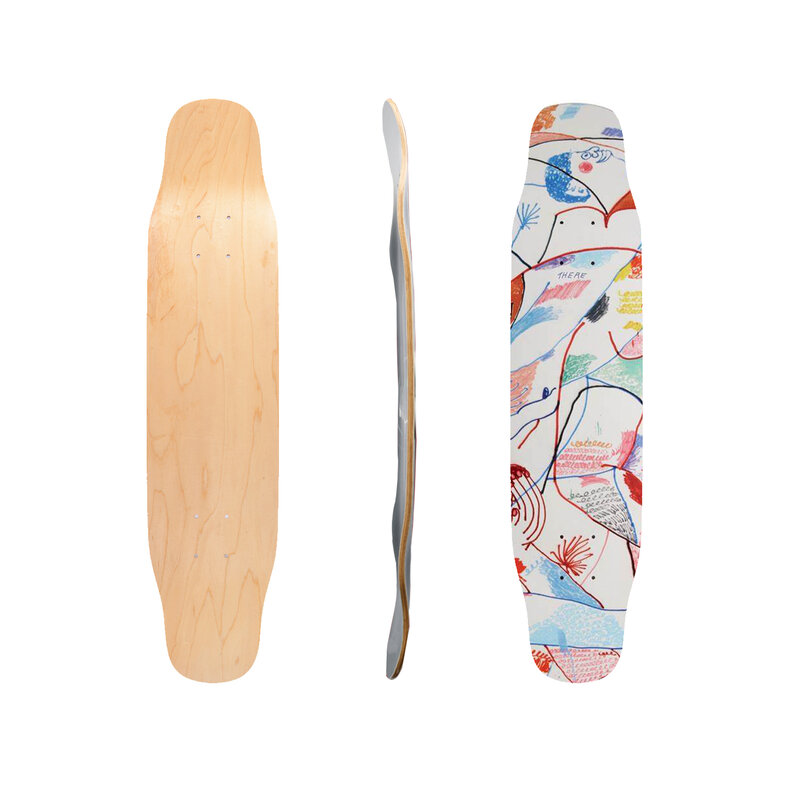 Cubiertas de tabla de Longboard personalizadas, cubierta de monopatín eléctrico, tabla de Surf, Skate