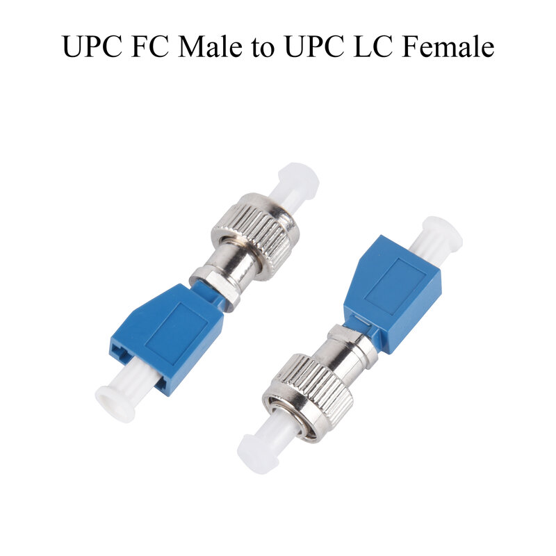 Konektor Hybrid konverter mode tunggal, 5 buah serat optik APC/UPC FC/LC/SC/ST pria/wanita ke UPC LC/SC/FC/ST Female Adapter