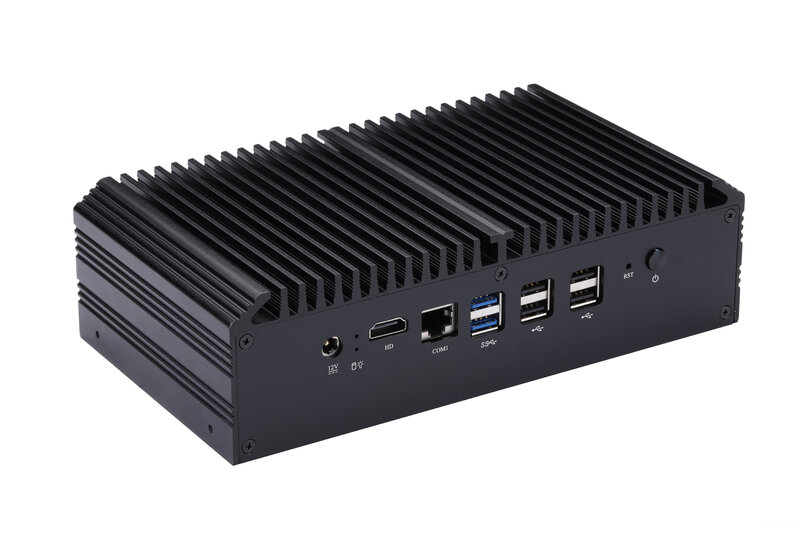 Free Shipping Qotom x86 Mini Computer Router with 8 Gigabit Lan, Core I3 I5 I7 Gateway Home Router,Q300GE Fanless