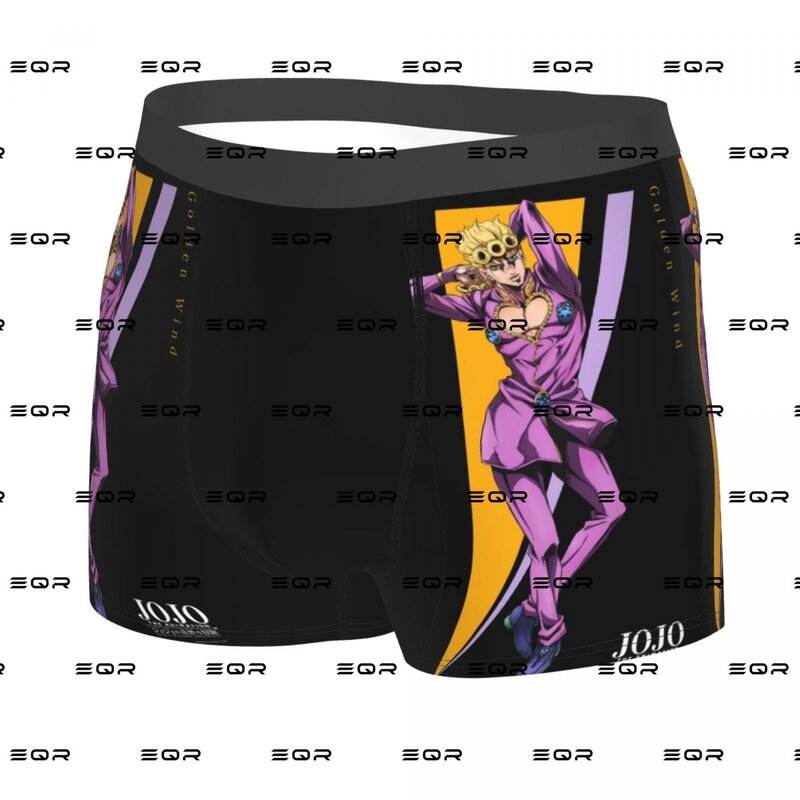 Jojo Bizarre Adventure Boxer Cuecas para homens, cuecas altamente respiráveis, shorts estampados em 3D, ideia do presente, qualidade superior