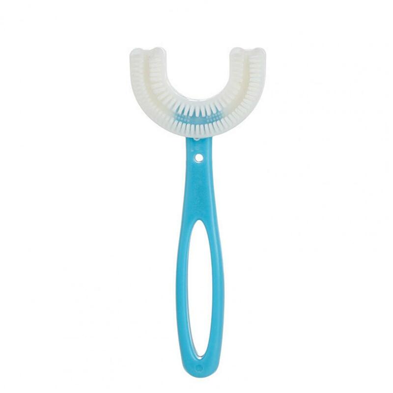 ChimChildren-Brosse à dents légère pour tout-petits, brosse à dents en forme de U pour tout-petits, fourrure douce, nettoyage des dents, 360 résistant
