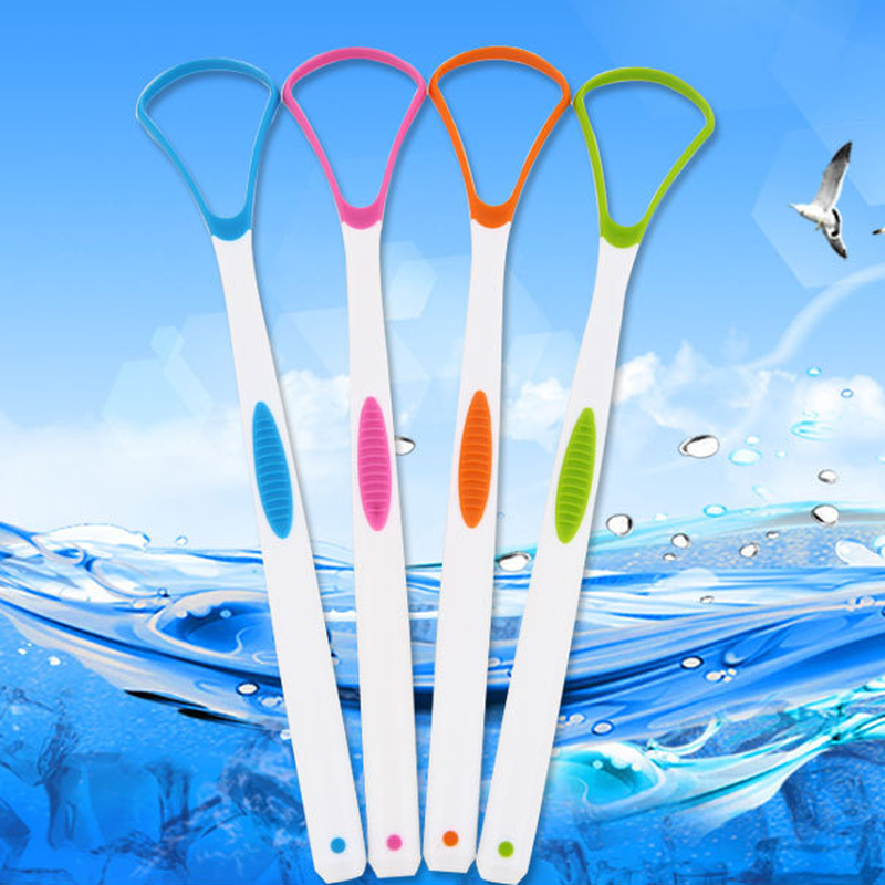 Língua quente escova de língua raspador de limpeza dental oral ferramenta de limpeza de língua higiene oral manter a respiração fresca