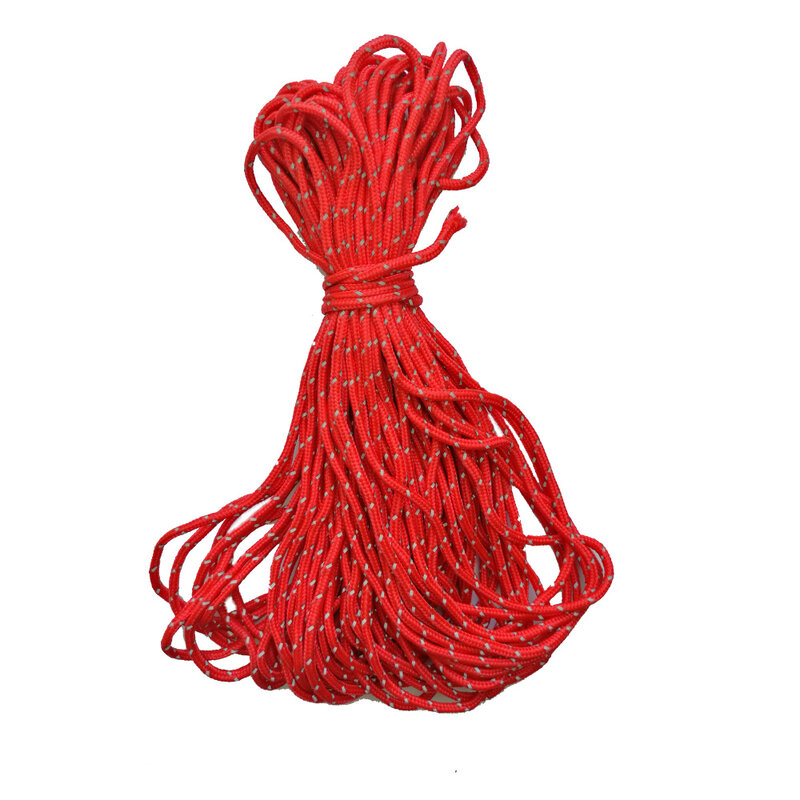 Светоотражающая веревка для кемпинга, 20 м, 2,5 мм