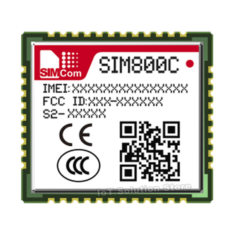 SIMCom-Façades sans fil cellulaires, SIM800C, Bande 850 MHz, 900MHz, 1800 MHz, 1900MHz, GStore S, 2G, 101Tech