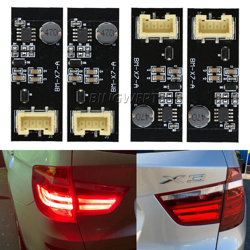 Para bmw x3 f25 2011-2017 motorista traseiro f25 b003809.2 led luz plug and play reparação placa de substituição luz da cauda