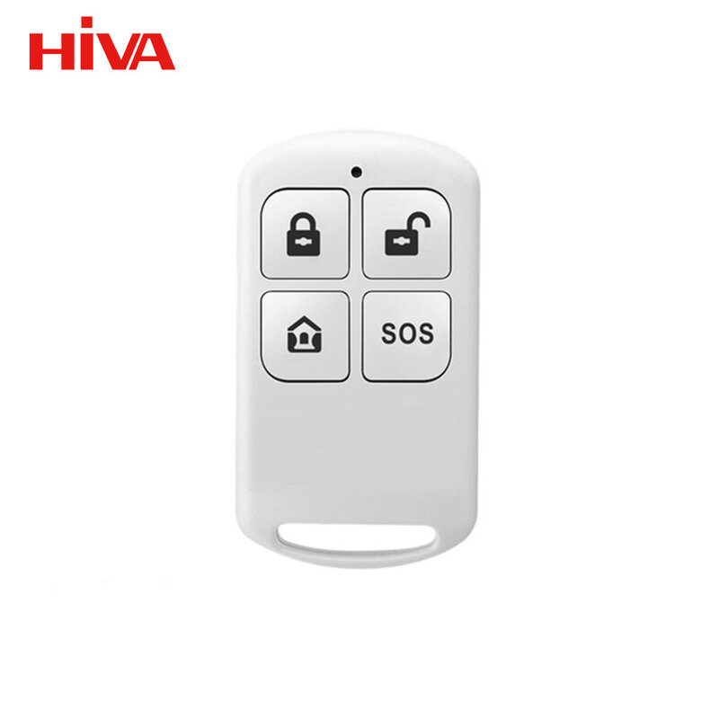 HIVA 433 무선 105 MHz 원격 컨트롤러 알람 및 암호 탐지기 홈 도난 경보 시스템 보안 PF-50 106 107 150
