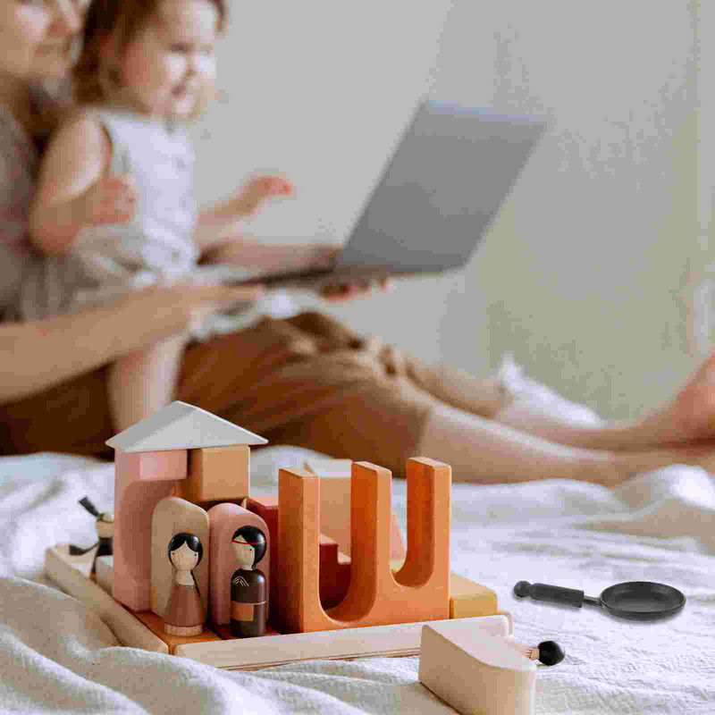 Künstliche Miniatur Handwerk Mini Haus Mini Haus Dekor dekorative Mini Pfanne Modell