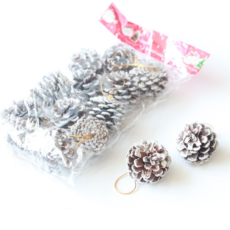 12 pezzi coni di natale pallina albero di natale decorazione da appendere capodanno ornamento regalo per bambini decorazioni natalizie per la casa #20