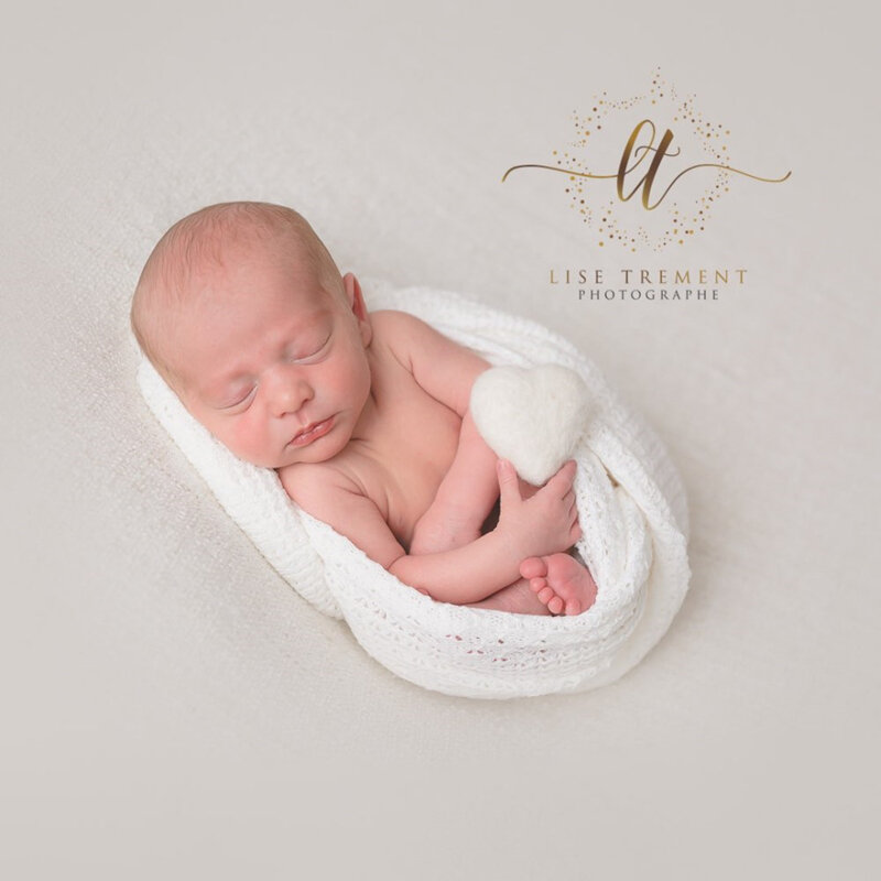 2023 newborn knit fabric pillow and wrap for baby photography props