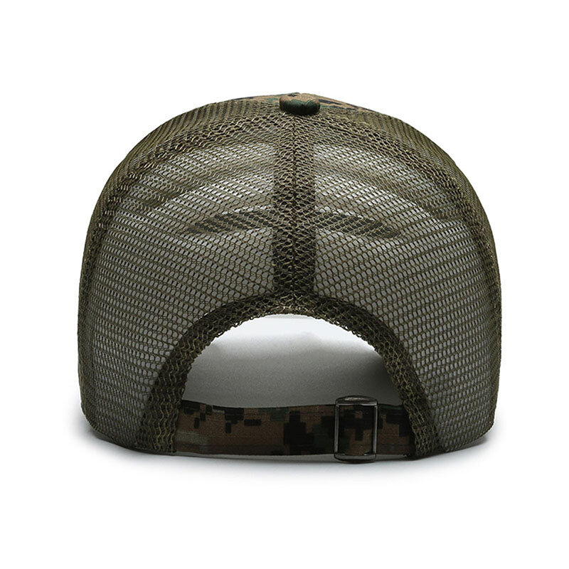 หมวกเบสบอลลายพรางธงอเมริกันผู้ชาย, หมวกมีสไตล์ปรับได้ระบายอากาศได้ดีใช้กลางแจ้งปีนเขา
