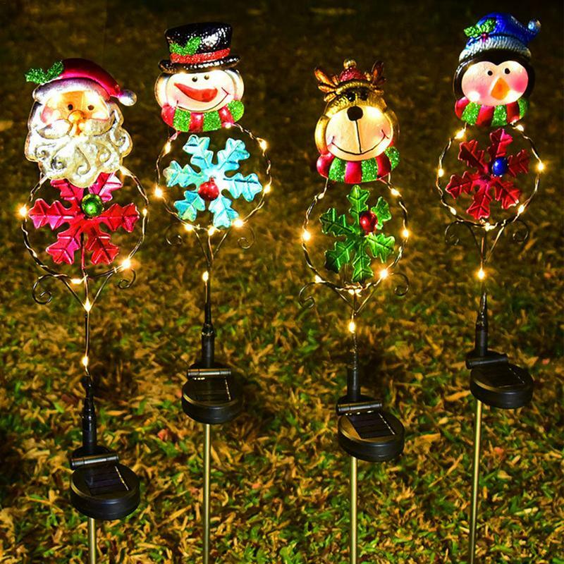 ไฟ LED พลังงานแสงอาทิตย์แนว lampu tenaga Surya สุดสร้างสรรค์สำหรับทางเดินในสวนงานแต่งงานไฟตกแต่งเทศกาลคริสต์มาส lampu tenaga Surya เทศกาลคริสต์มาส