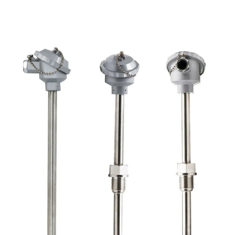 K-type temperature sensor WRN-130 / 230 probe transmitter armored stainless steel explosion-proof platinum RTD thermocouple