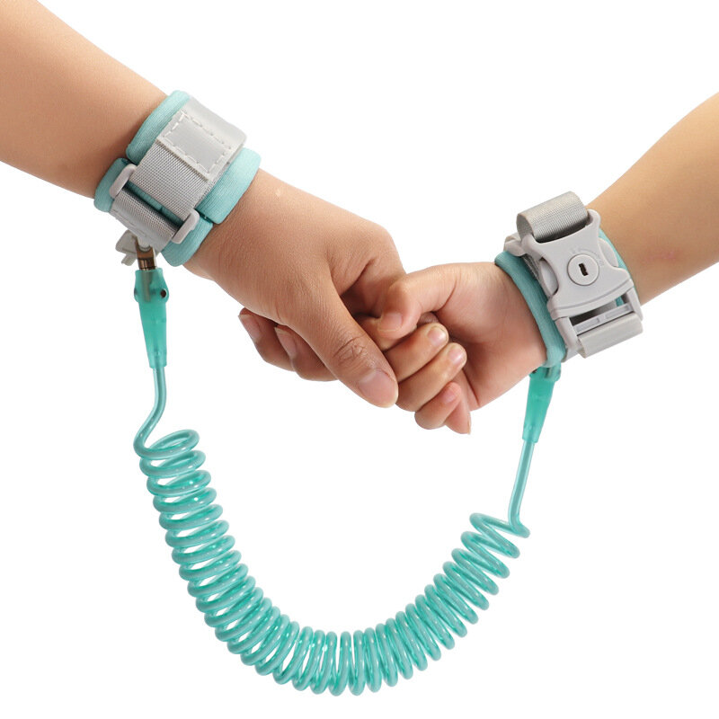 Imbracatura di sicurezza per bambini guinzaglio Anti-perso regolabile collegamento al polso corda di trazione cintura da polso per bambini corda da passeggio per bambini
