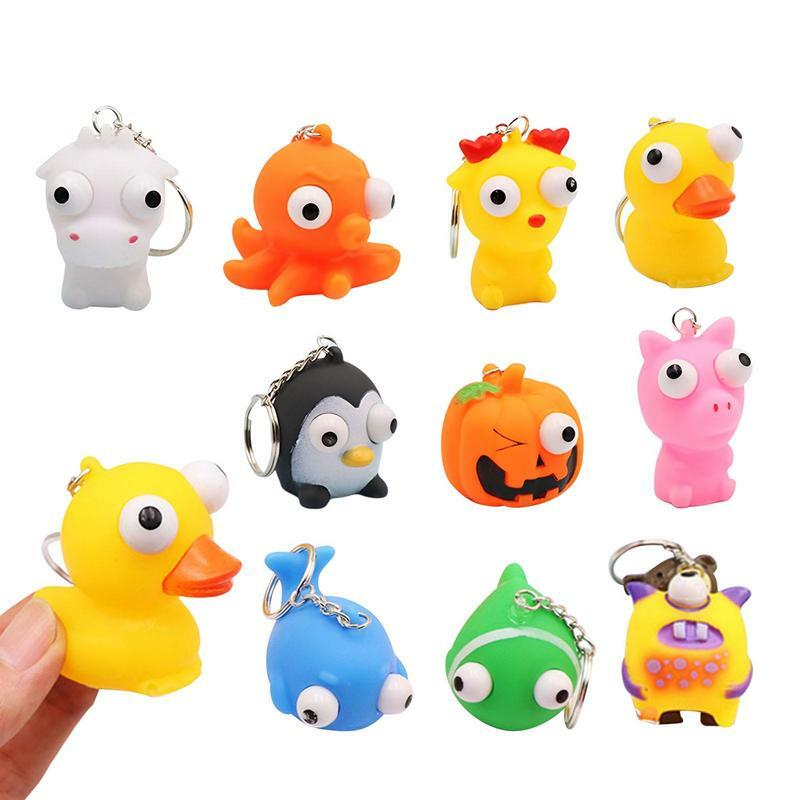 Animal Squeeze Toy portachiavi Antistress Ball Squeeze Mochi Rising Toys Abreact Soft Sticky Stress Relief Home Easter Party Favors
