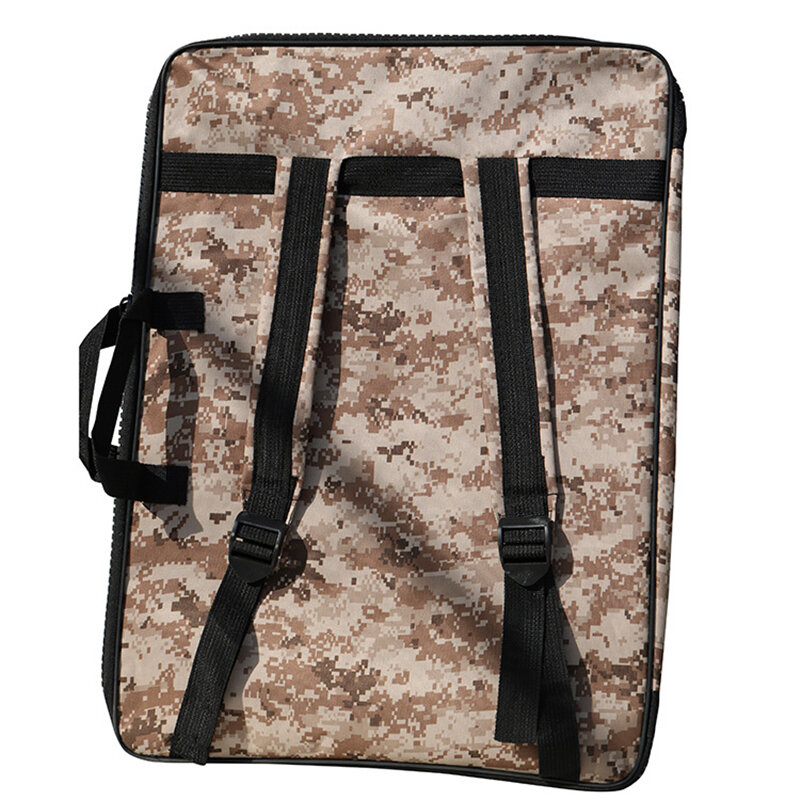 新しい砂漠のカモフラージュ製図板バッグ芸術用品スケッチスケッチ屋外製図板バッグ画材