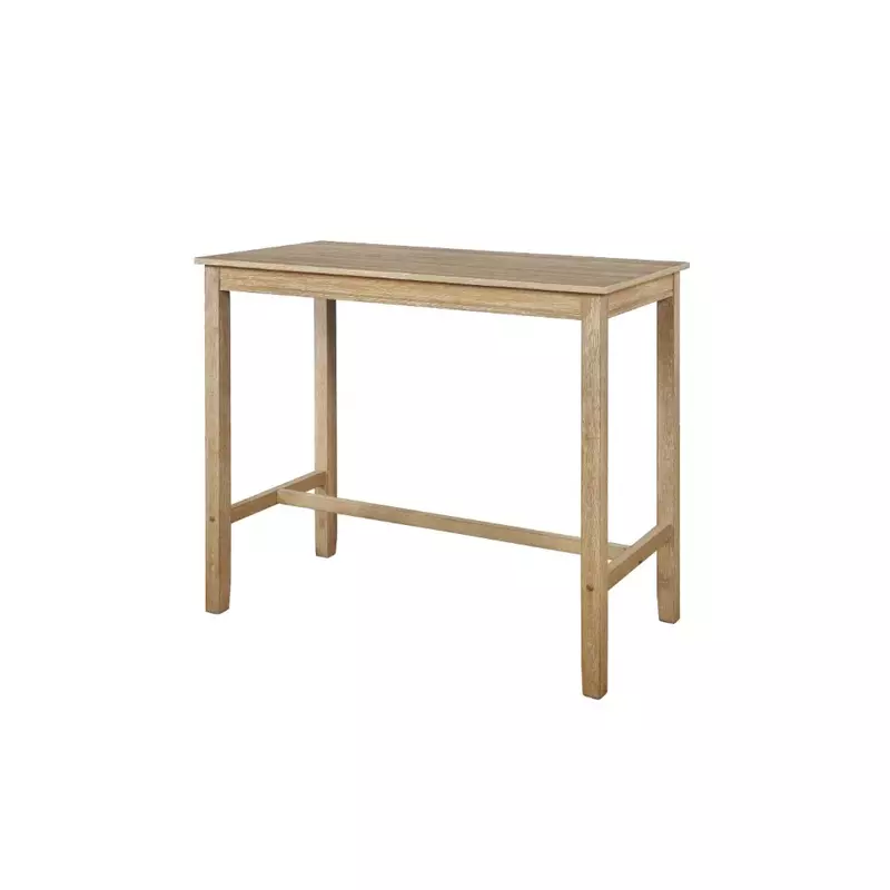 Claridge โต๊ะไม้ขนาด42 ", โต๊ะบาร์สูงโต๊ะทานอาหารอะคาเซียสีน้ำตาล