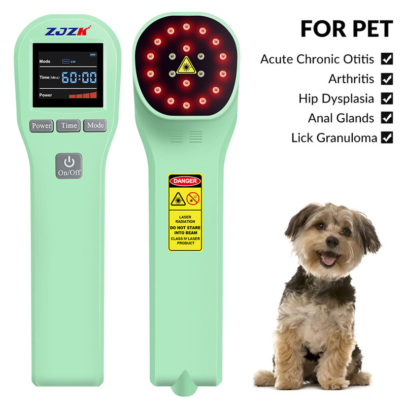 Red Light Laser Physiotherapy Instrument Pain for Body Knee Neck Sports Wounds for Human Dog Horse Phototherapy No Side Effect