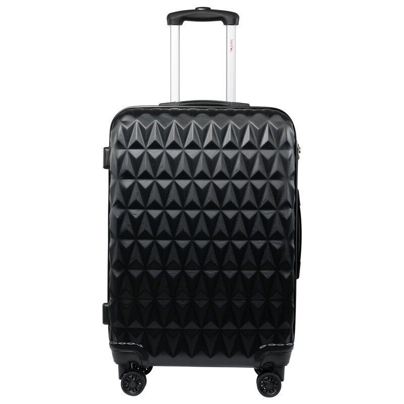 Equipaje rodante de viaje para hombre y mujer, maleta con ruedas de ABS + PC, cabina de moda, caja de equipaje de 20/28 pulgadas