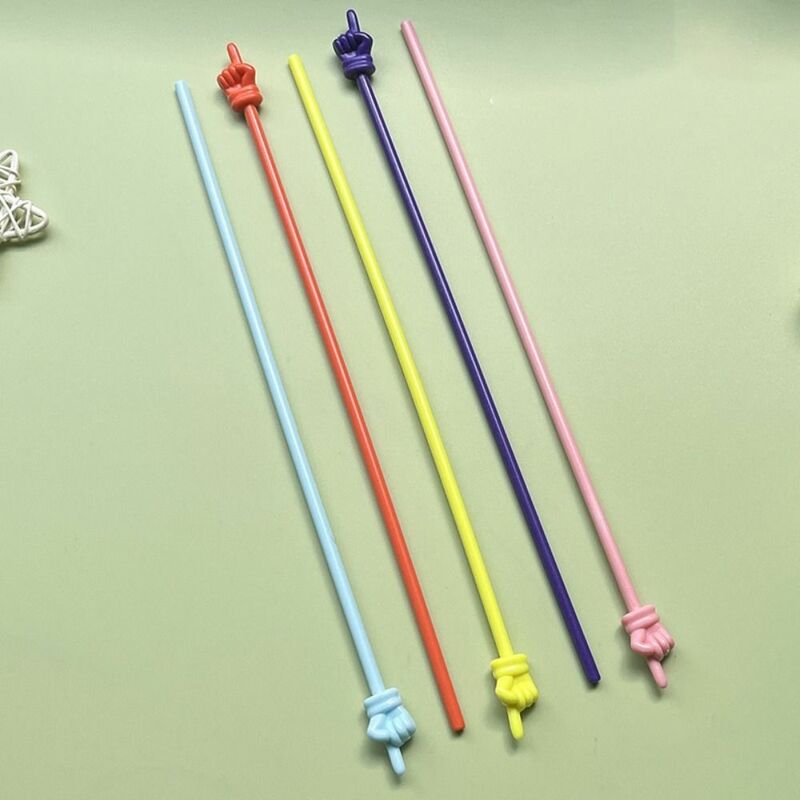 10Pcs/set Bendable Teaching Stick Multipurpose No Burrs Smooth Finger Reading Stick Colorful Hand Pointers Stick School