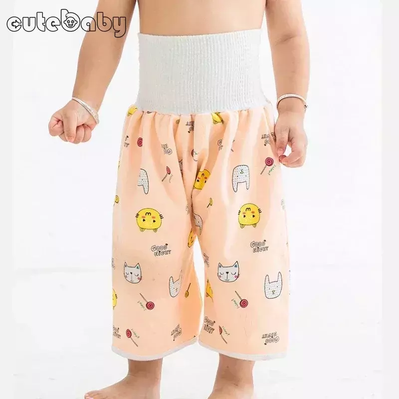 Baby Diaper Waterproof Skirt Infant Leak-proof Urine Training Pants Cloth Diapers Kids Nappy Sleeping Bed Potty Trainining Items