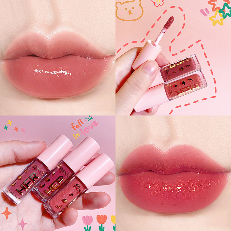 8 Colors Lipstick Lip Nourishing Lip Tint Lips Makeup Watery Lipgloss Lasting Moisturizing Colored Lip Balm Beauty Cosmetics