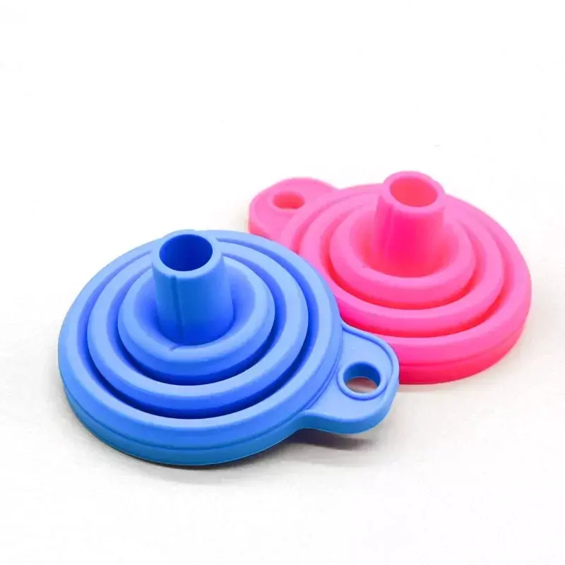 Universal Silicone Car Engine Funnel Liquid Funnel Washer Fluid Change Foldable Portable Auto Engine Oil Petrol Change Funnel