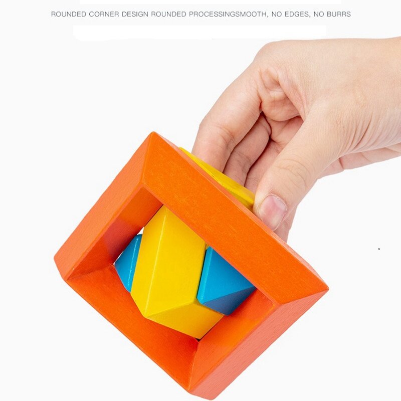 Zabawka dla malucha klocki do nauki gra edukacyjna jaskrawe kolory układania zabawek