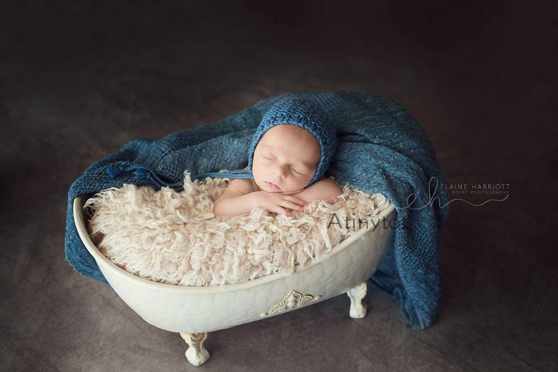 Alat peraga fotografi baru lahir, aksesori properti selimut latar belakang bedong bayi pemotretan bayi latar belakang