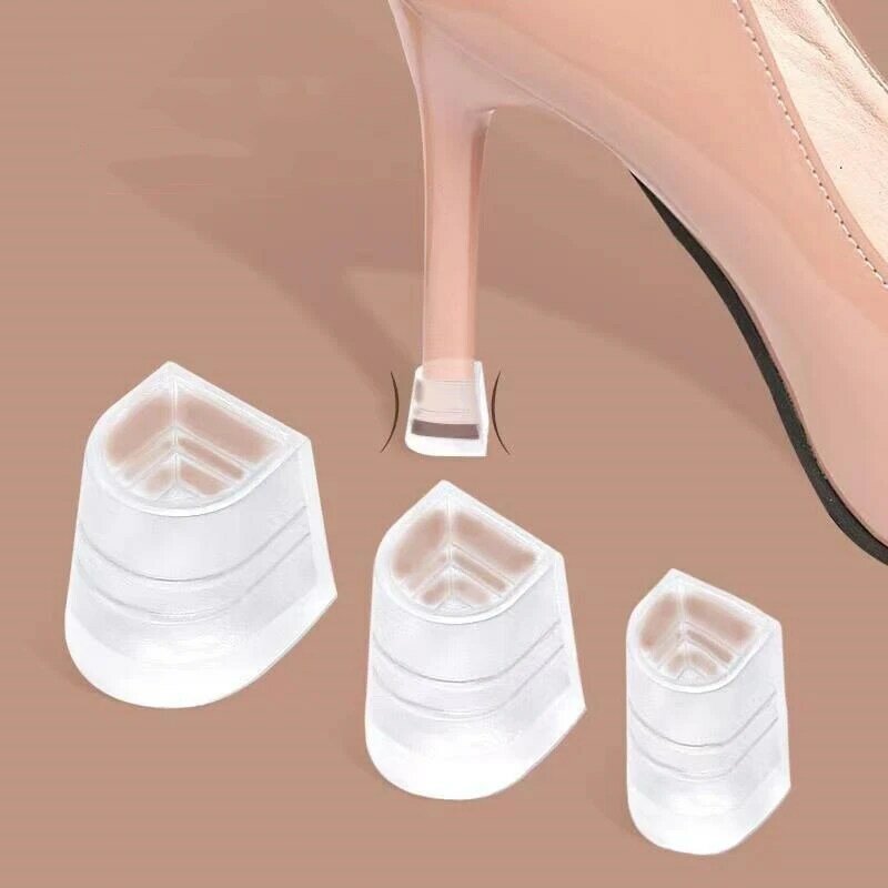 Latin Dance Heel Protector Includes Heels Anti-Slip Silicone High Heel Wedding Ballroom Latin Dance Shoes Woman