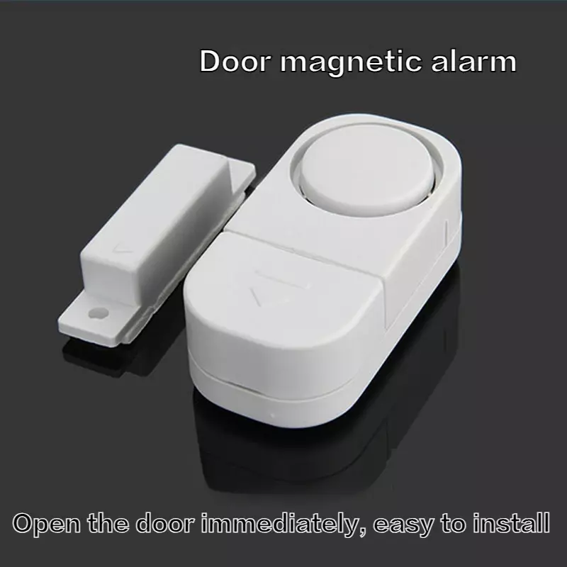 1 Stuks Draadloze Deur Magnetisch Alarm Huishouden Plakkerig Alarm Open Deur Sensor Inbraak Inbraak Alarm Beveiliging 120db